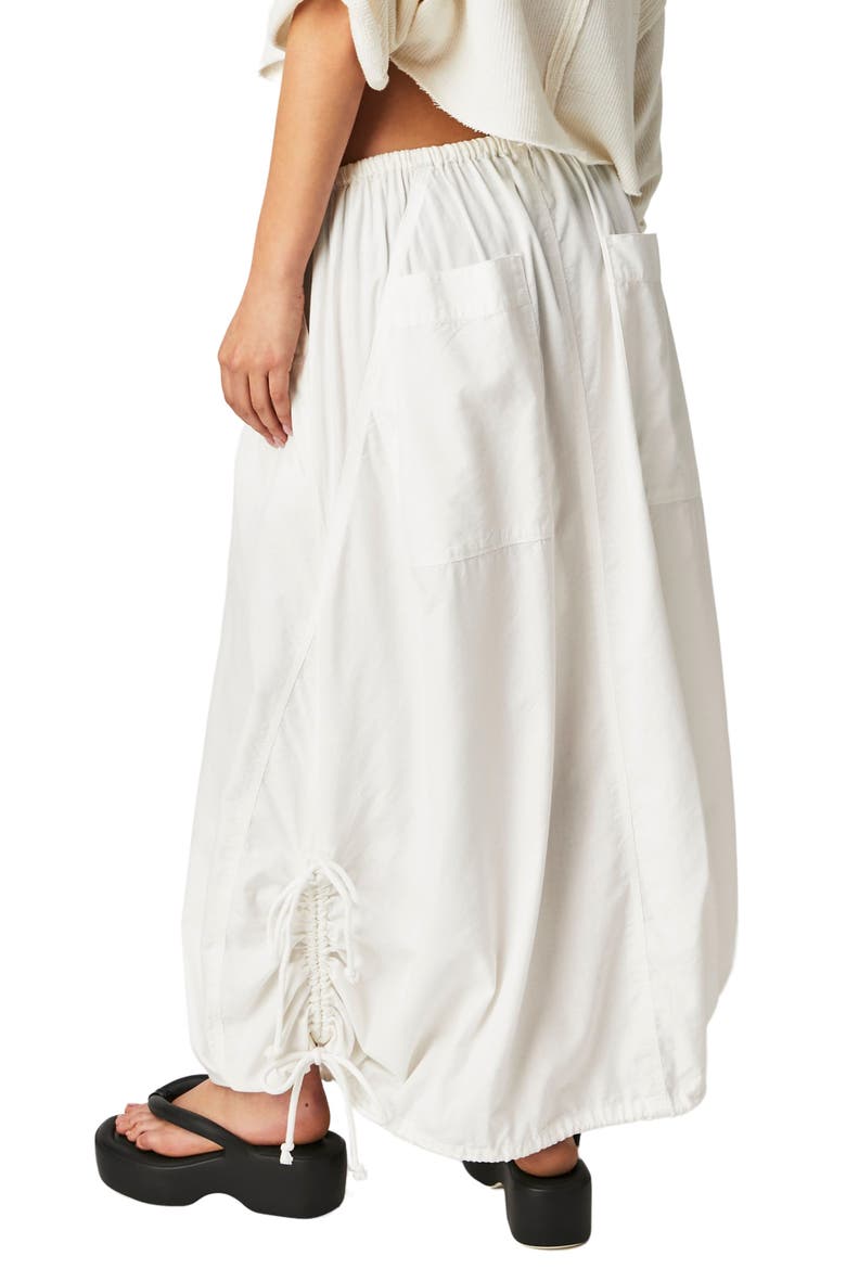 Picture Perfect Parachute Maxi Skirt, Alternate, color, OPTIC WHITE