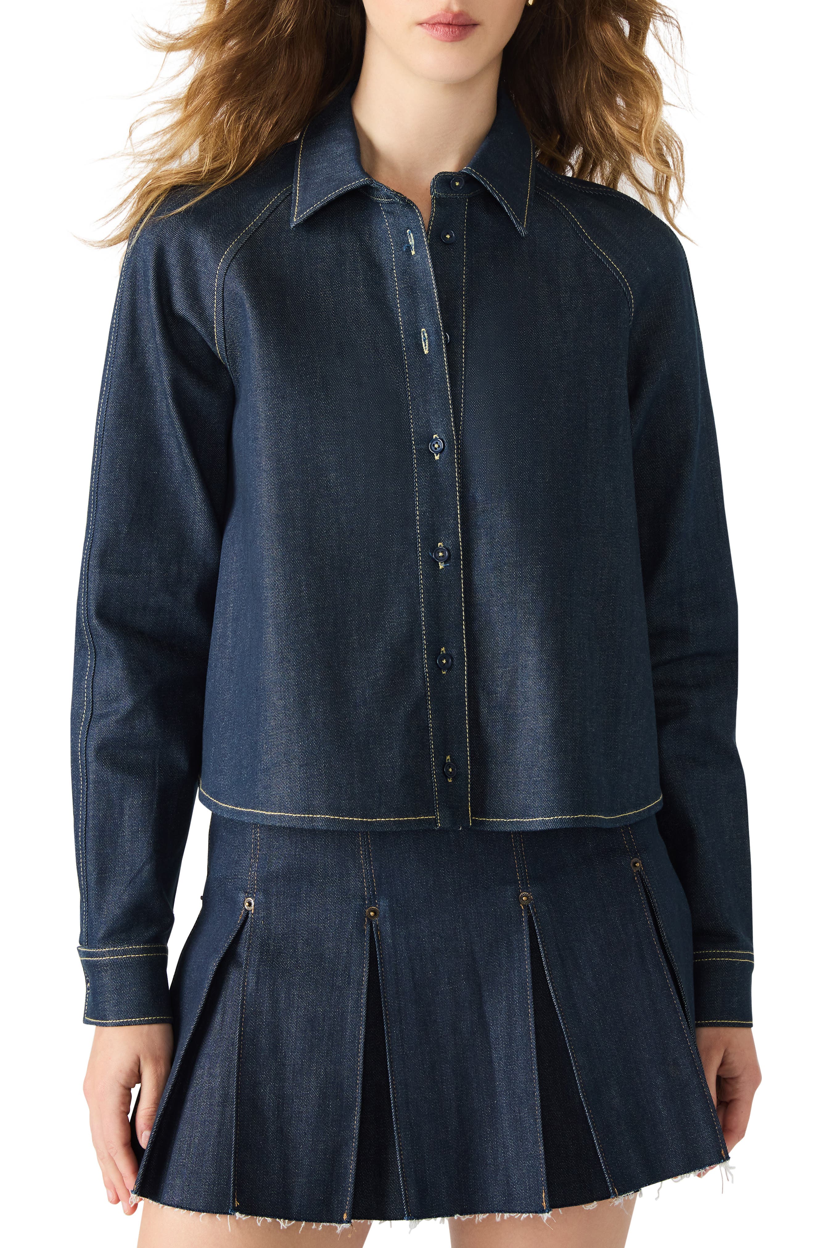 Steve Madden Tessie Denim Shirt