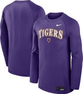 Nike Men's Nike Purple LSU Tigers Dugout Game Time Raglan Dri-FIT Long Sleeve T-Shirt