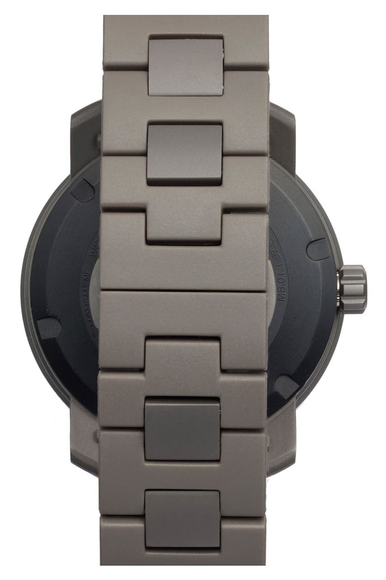 'Bold' Bracelet Watch, 46mm, Alternate, color, BLACK