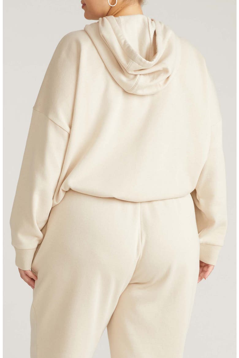 Lyria Fleece Hoodie, Alternate, color, DOVE WING