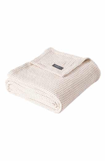 Eddie Bauer Waffle Knit Throw Blanket