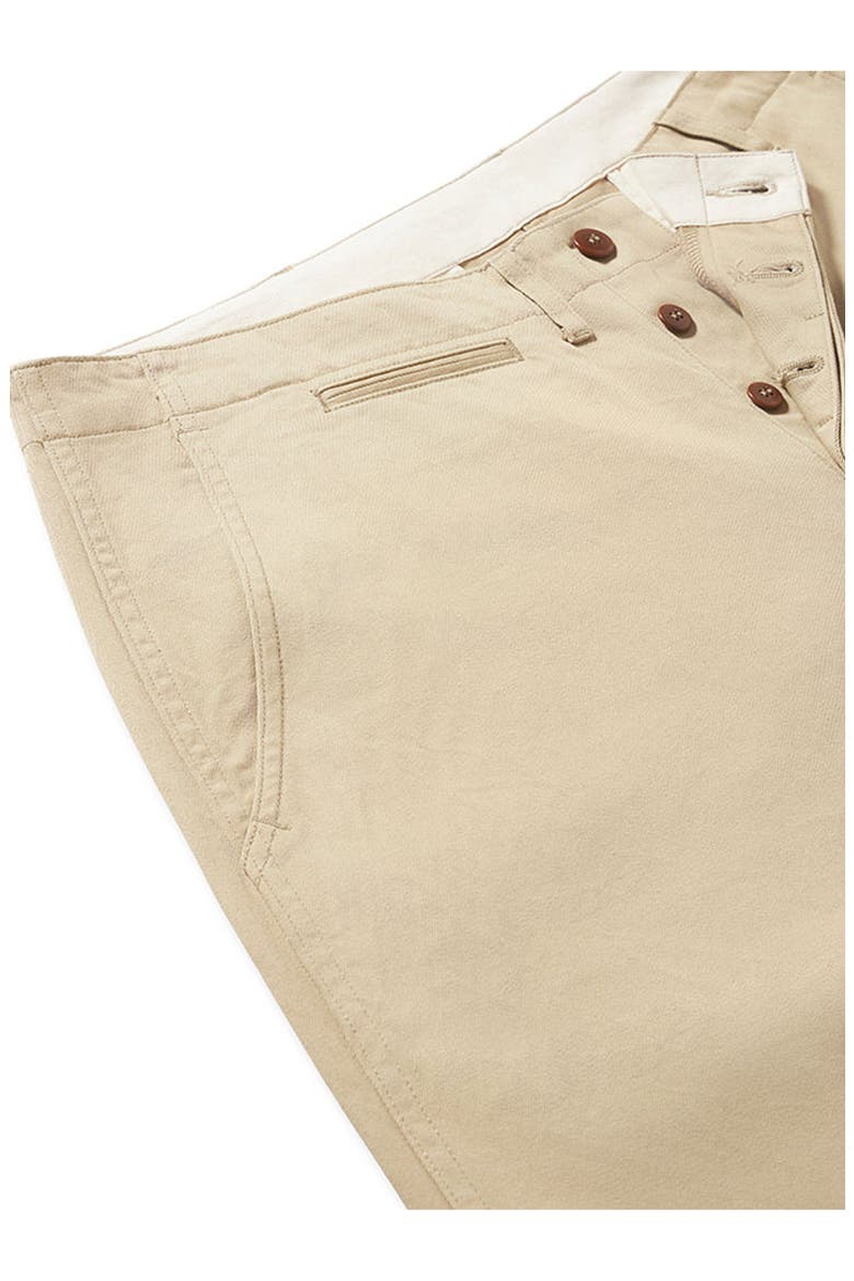 Officer Cotton Chino Trousers, Alternate, color, CAMEL