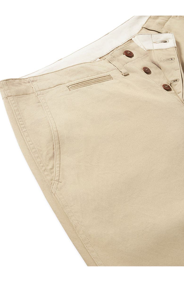 Fortela Officer Cotton Chino Trousers, Alternate, color, Camel