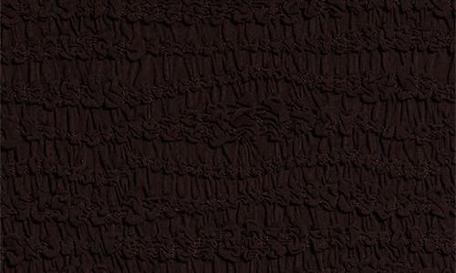 Shop Jil Sander Embroidered Crepe Jersey Midi Skirt In Chocolate Brown