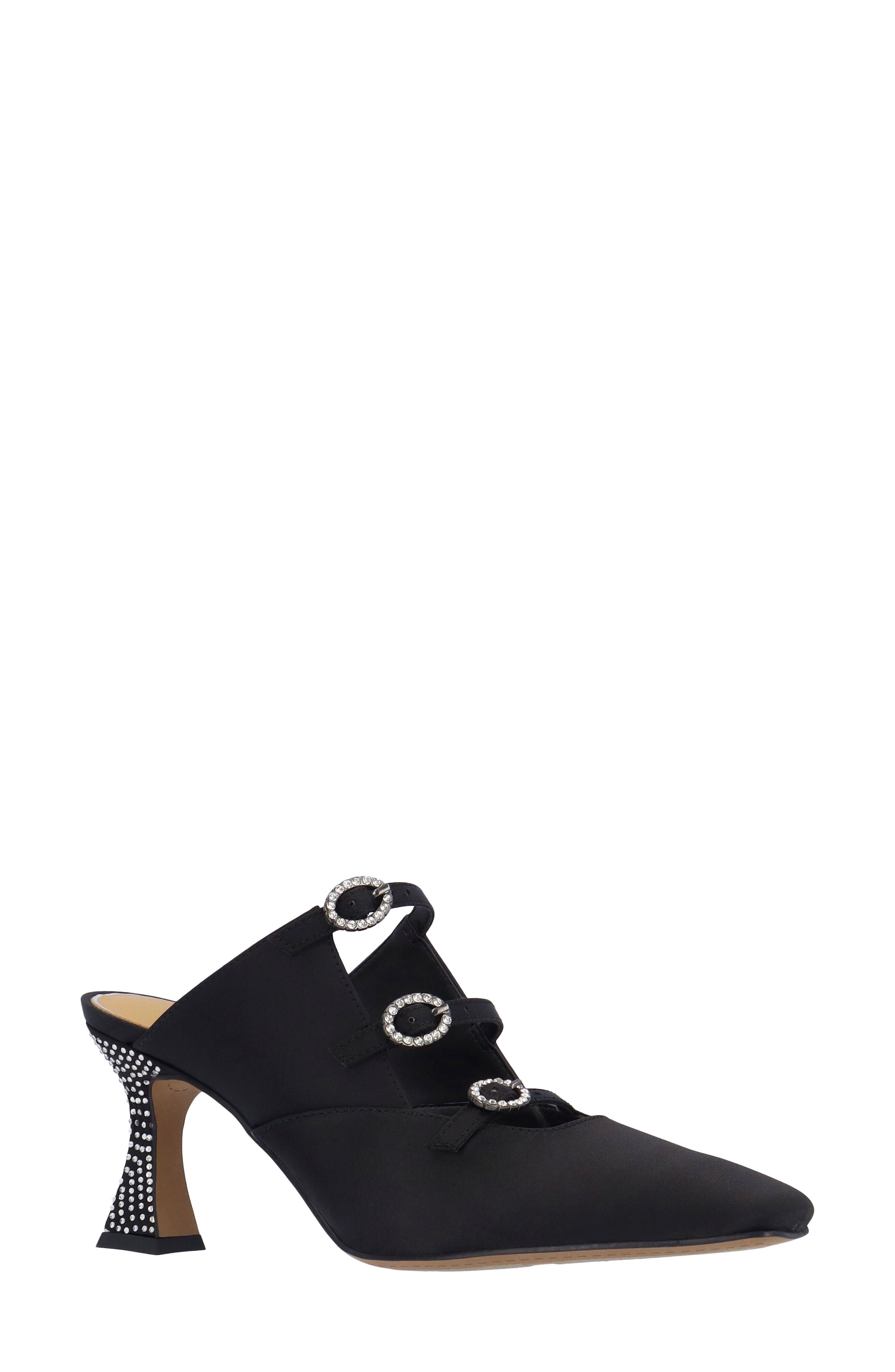 J. Reneé Soyer Mule, Main, color, Black