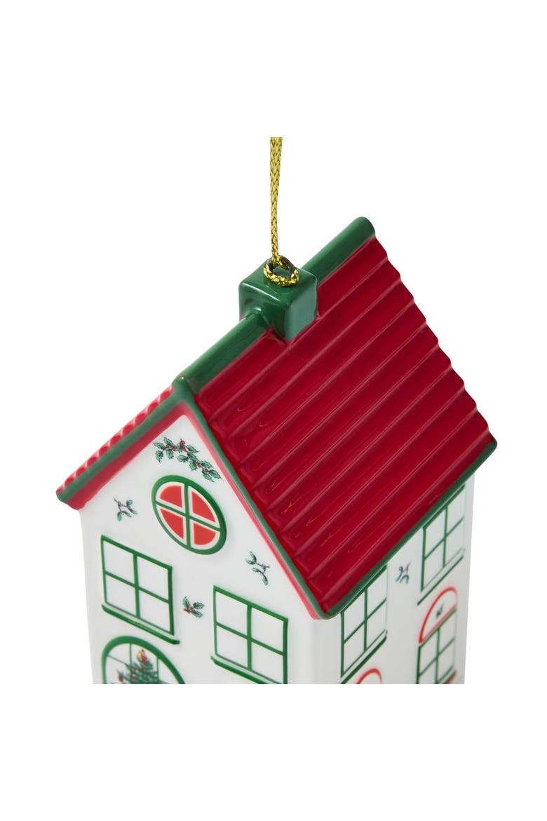 Christmas Tree Village Ornament, Alternate, color, Multi