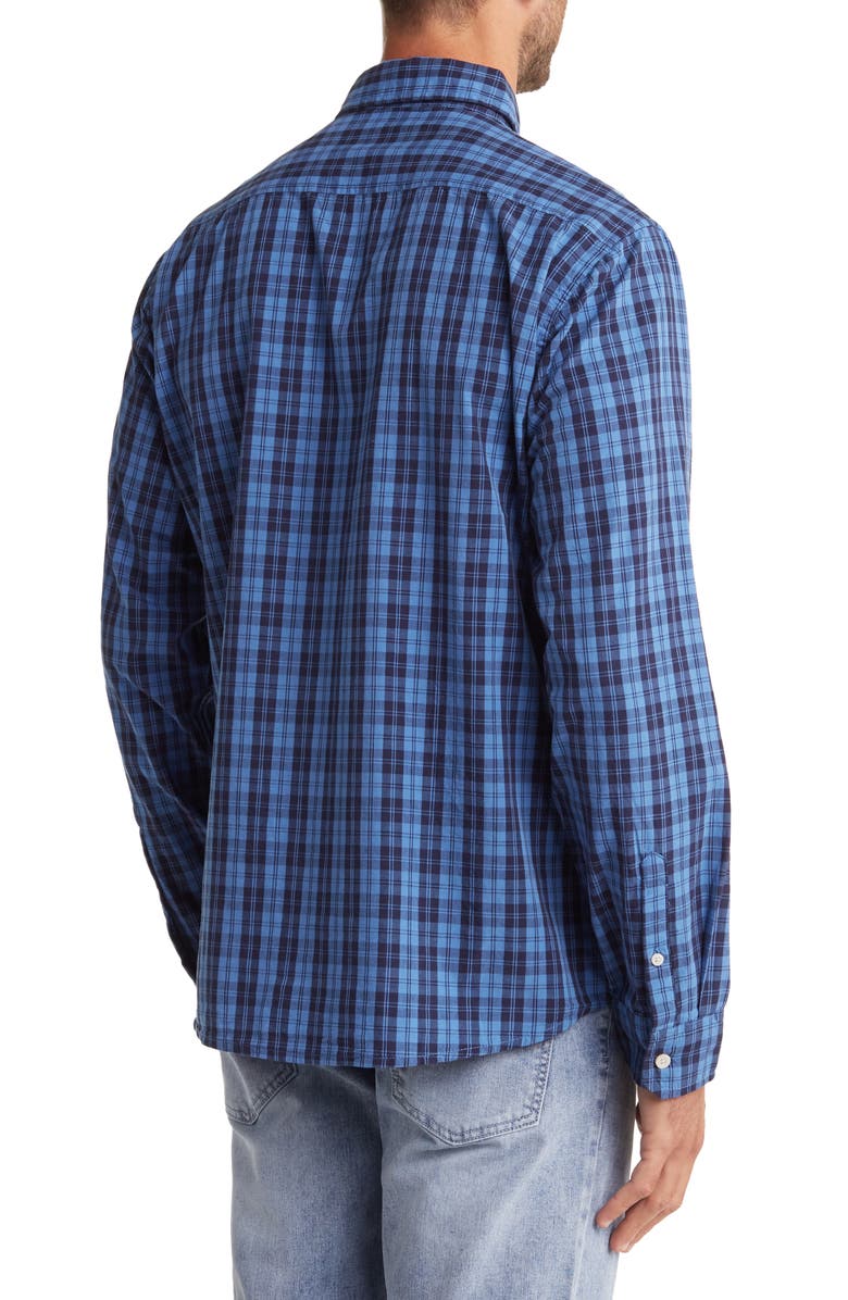 Slate & Stone Plaid Cotton Poplin Button-Up Shirt, Alternate, color, 