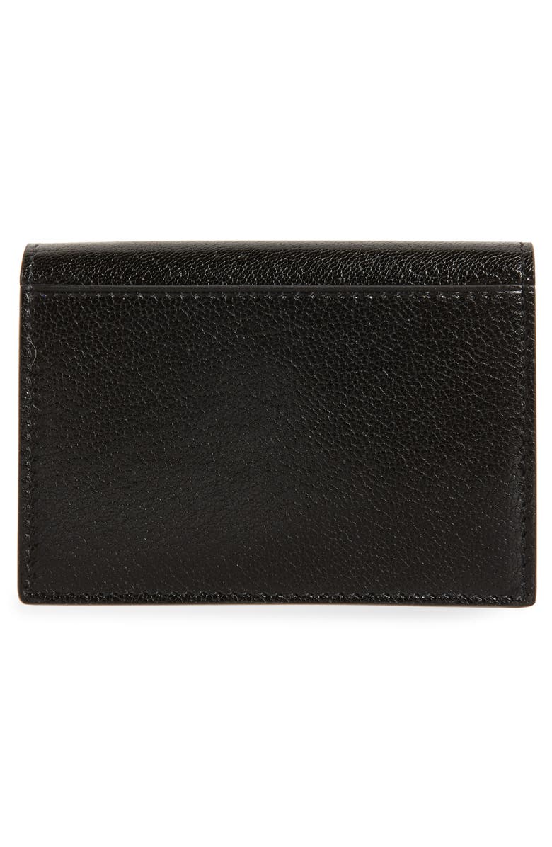 Givenchy Leather Card Holder, Alternate, color, 