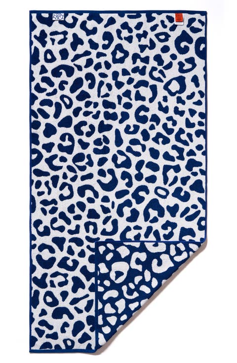 Wild Leopard Bath Towel