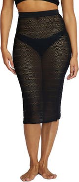 PQ SWIM Open Stitch Skirt