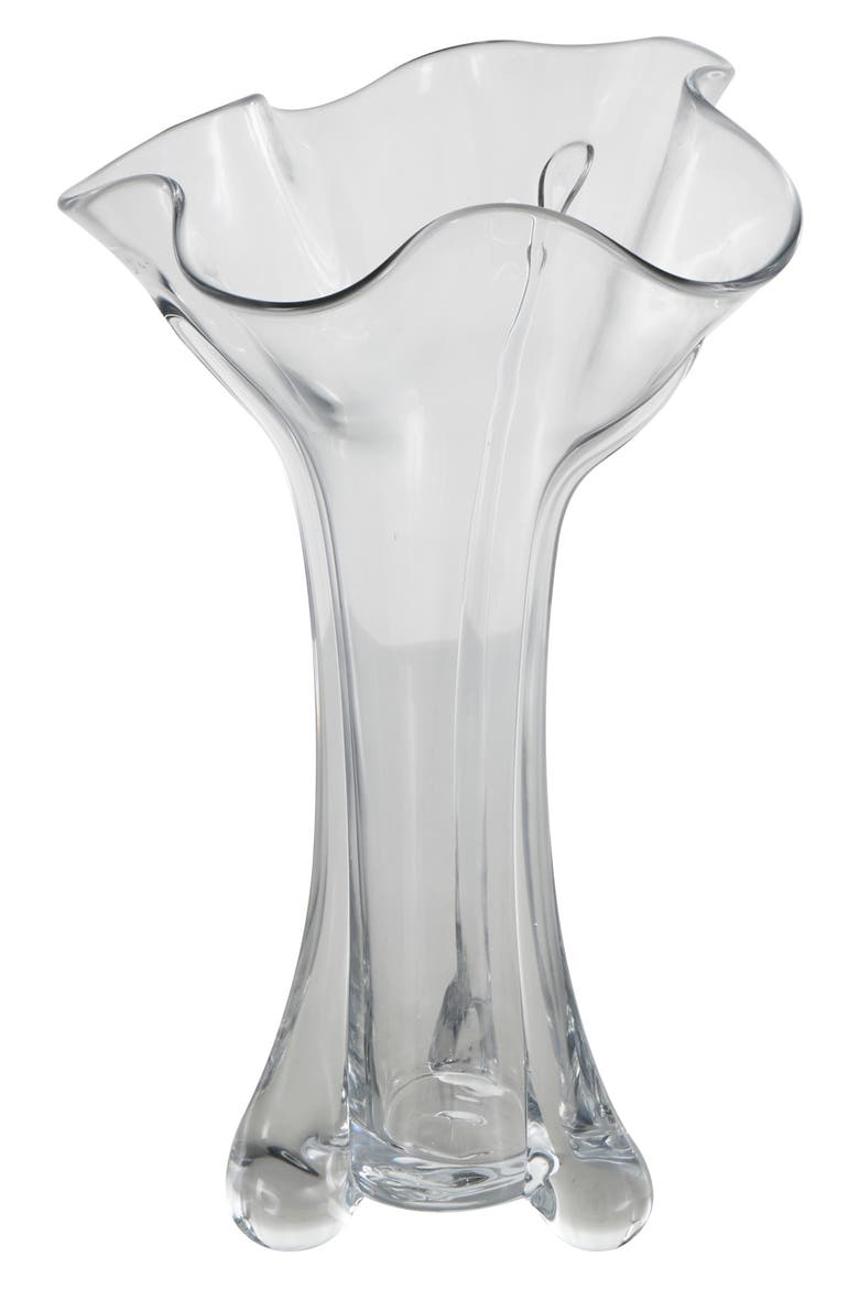 Clear Glass Vase, Main, color, CLEAR