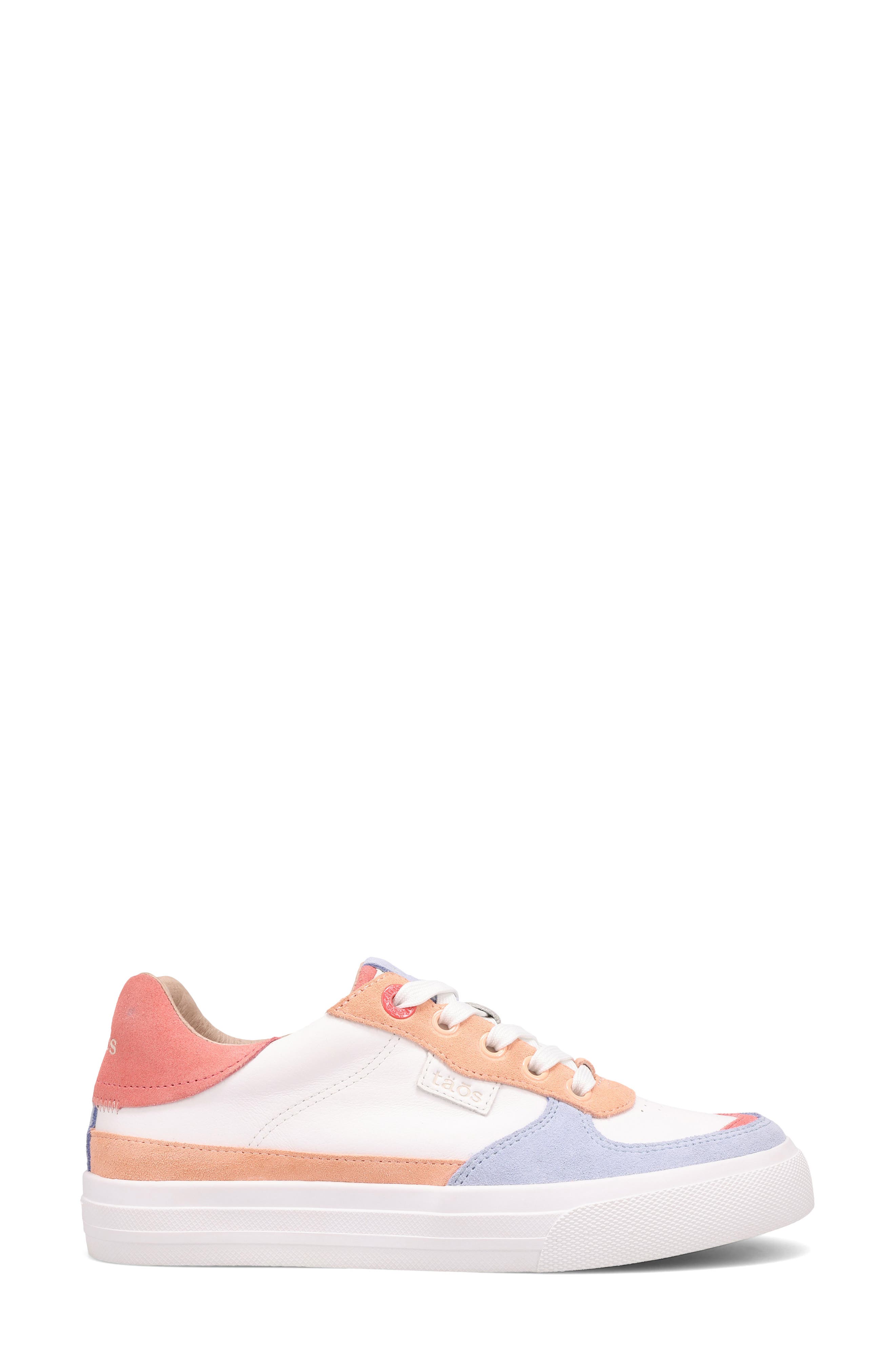 Pop Soul Sneaker, Alternate, color, PEACH/ CORAL MULTI