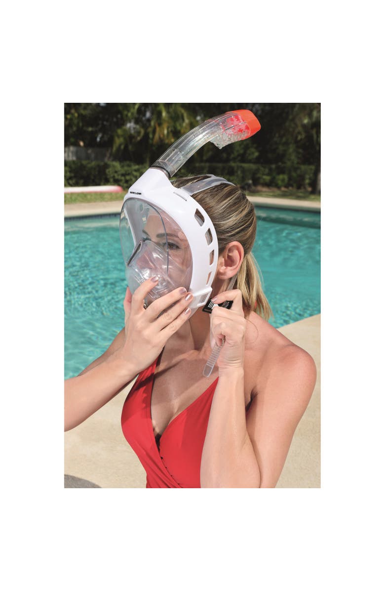 Hydro-Swim Seaclear Vista Snorkeling Mask, White, Alternate, color, White
