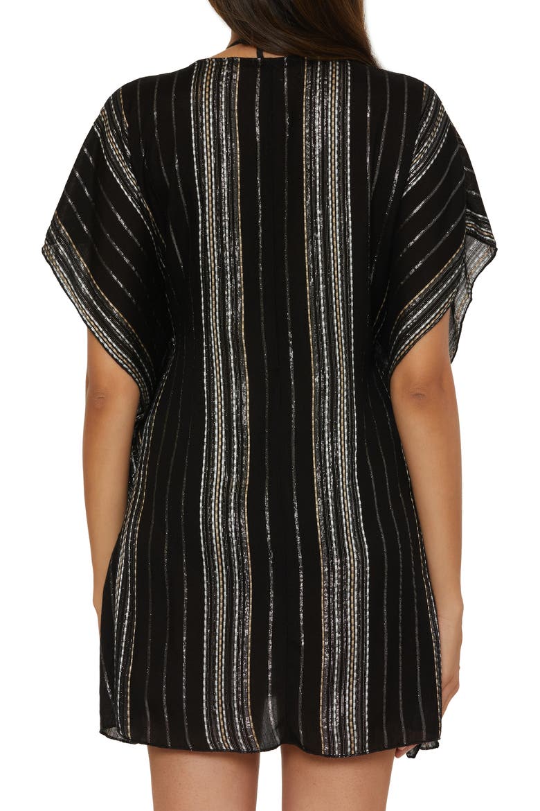 Radiance Woven Cover-Up Tunic, Alternate, color, BLACK/ MULTI