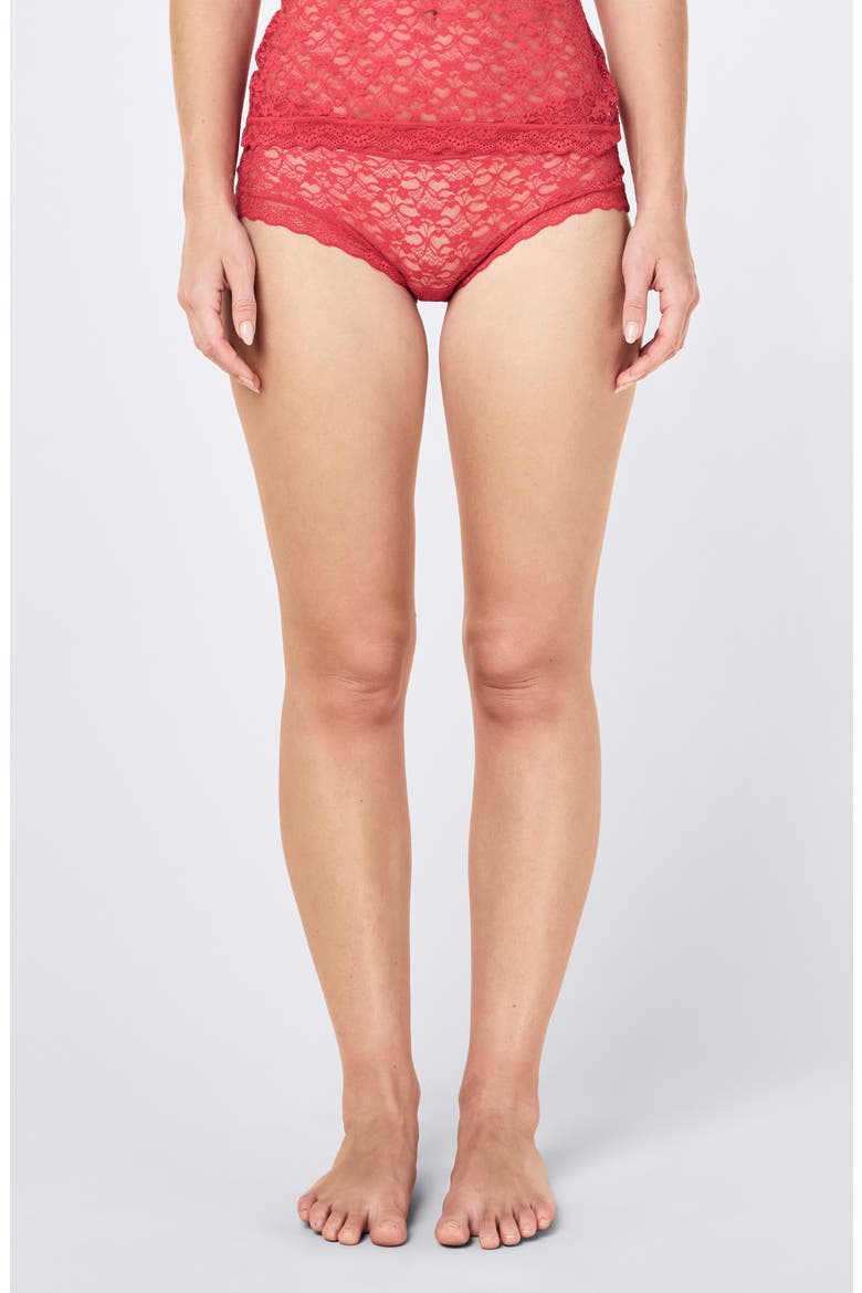 Lulu Lace Boyshorts, Alternate, color, AMOUR ROSE