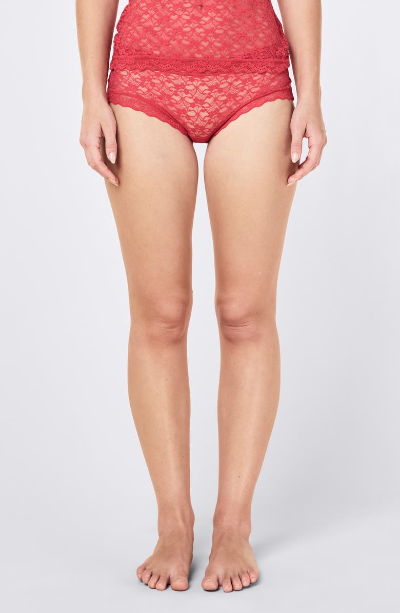 Papinelle Lulu Lace Boyshorts, Alternate, color, 