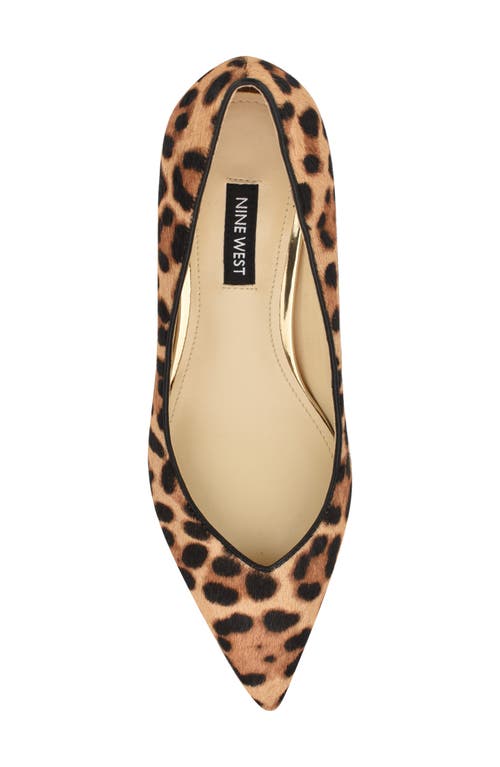 Nine West Ariella Kitten Heel Pump In Brown