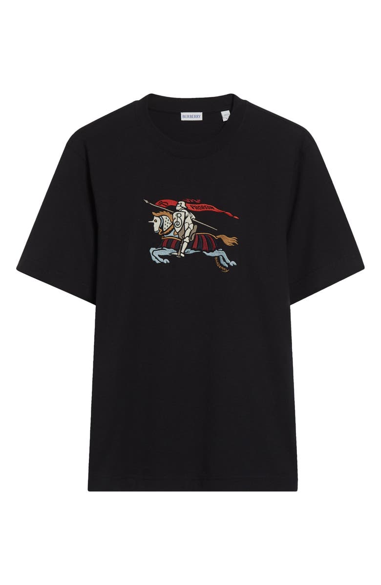 Burberry Ryan EKD Embroidered T-Shirt, Alternate, color, Black