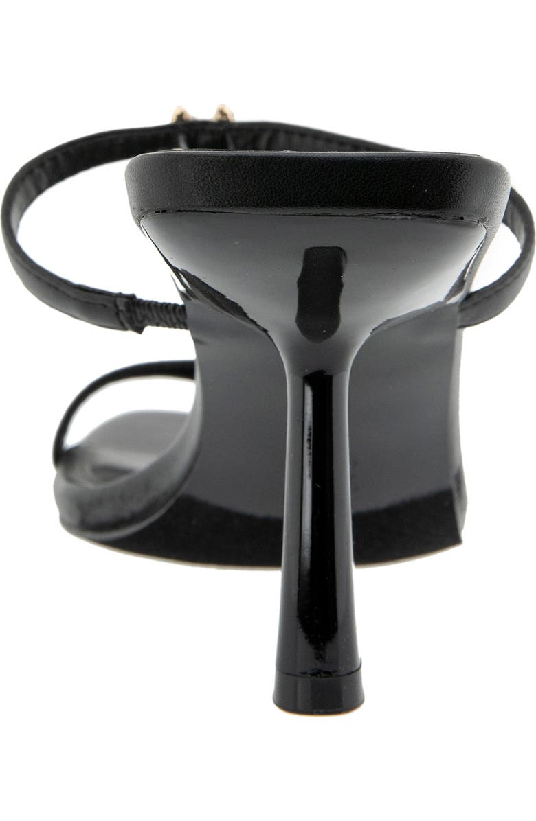 BCBGeneration Ratina Chain Trim Sandal, Alternate, color, Black