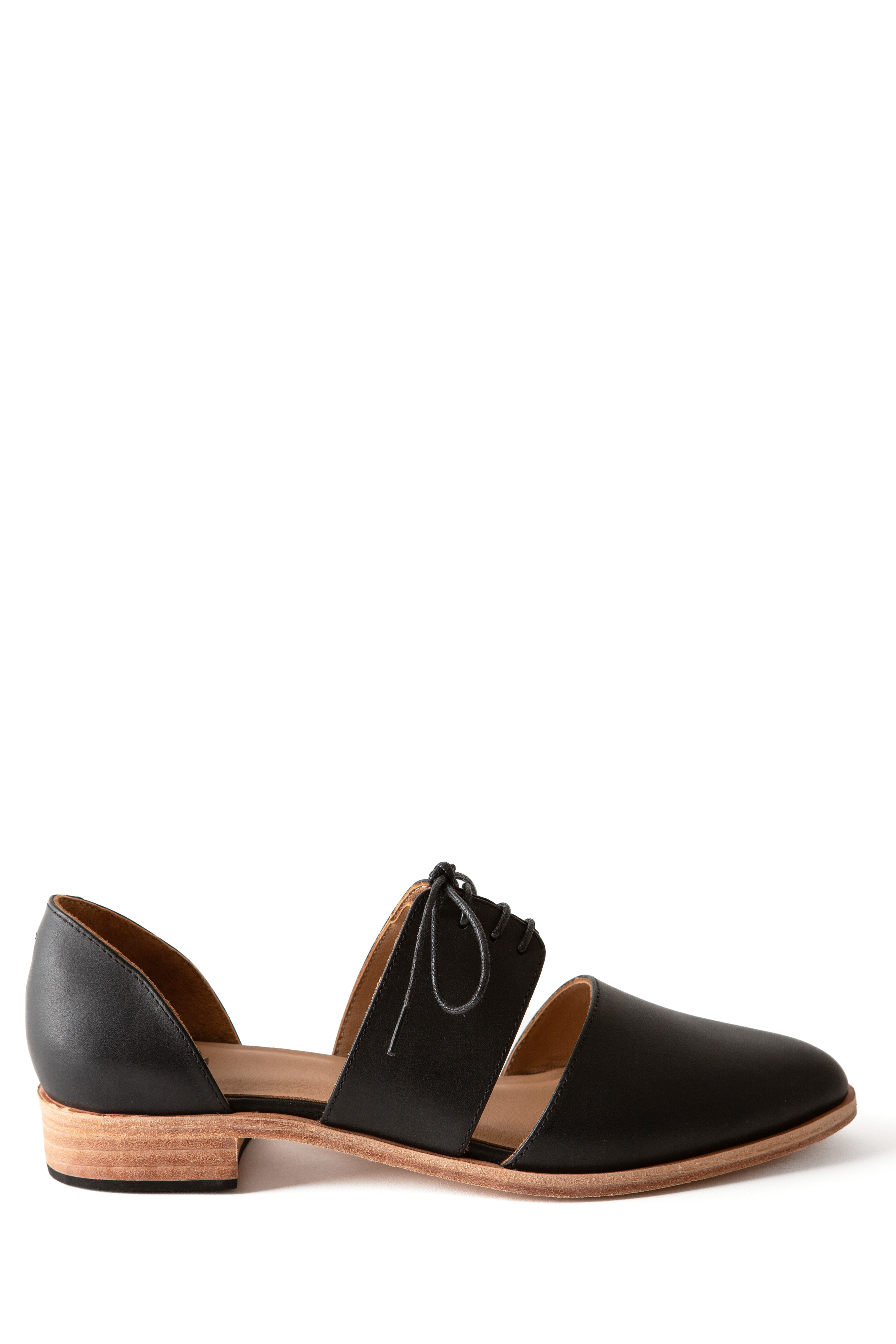 Fortress Carmen Cutout Oxford, Alternate, color, Black