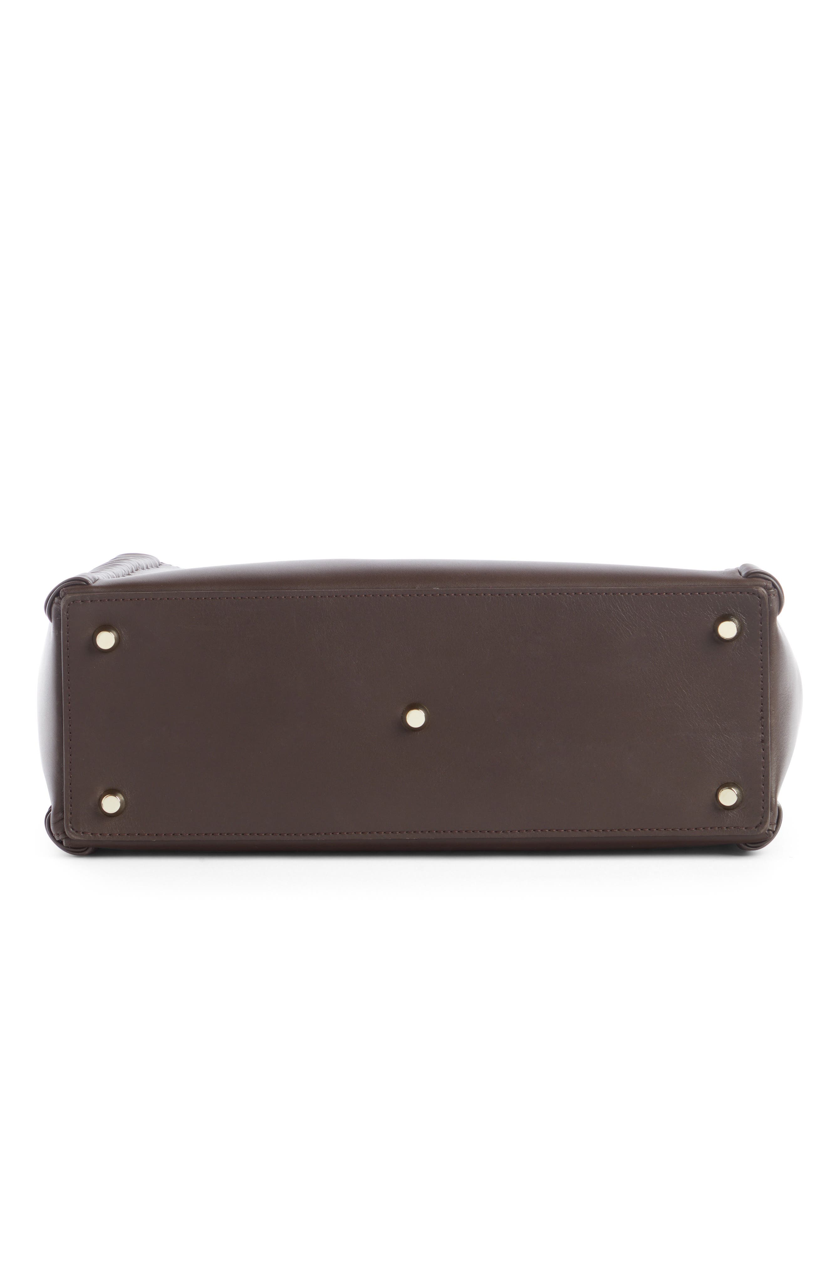 Mate Leather Shoulder Bag, Alternate, color, BOLD BROWN