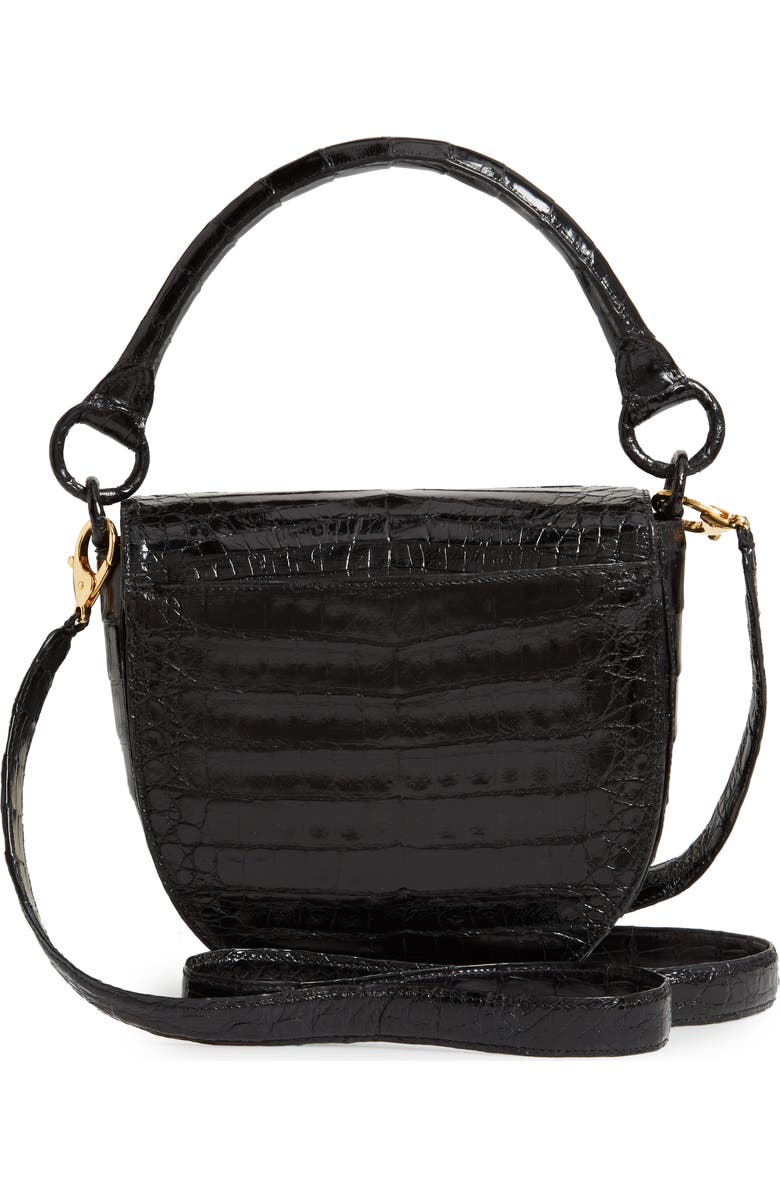 Nancy Gonzalez Small Teddy Crocodile Leather Crossbody Bag, Alternate, color,