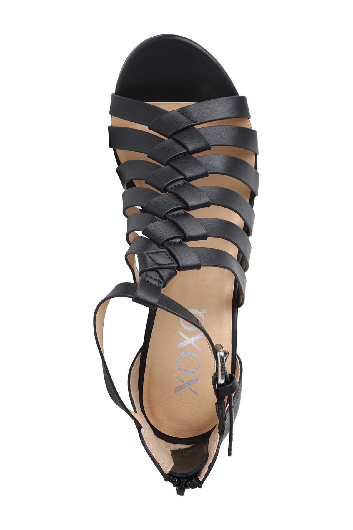 XOXO Baxter Woven Block Heel Sandal, Alternate, color, 