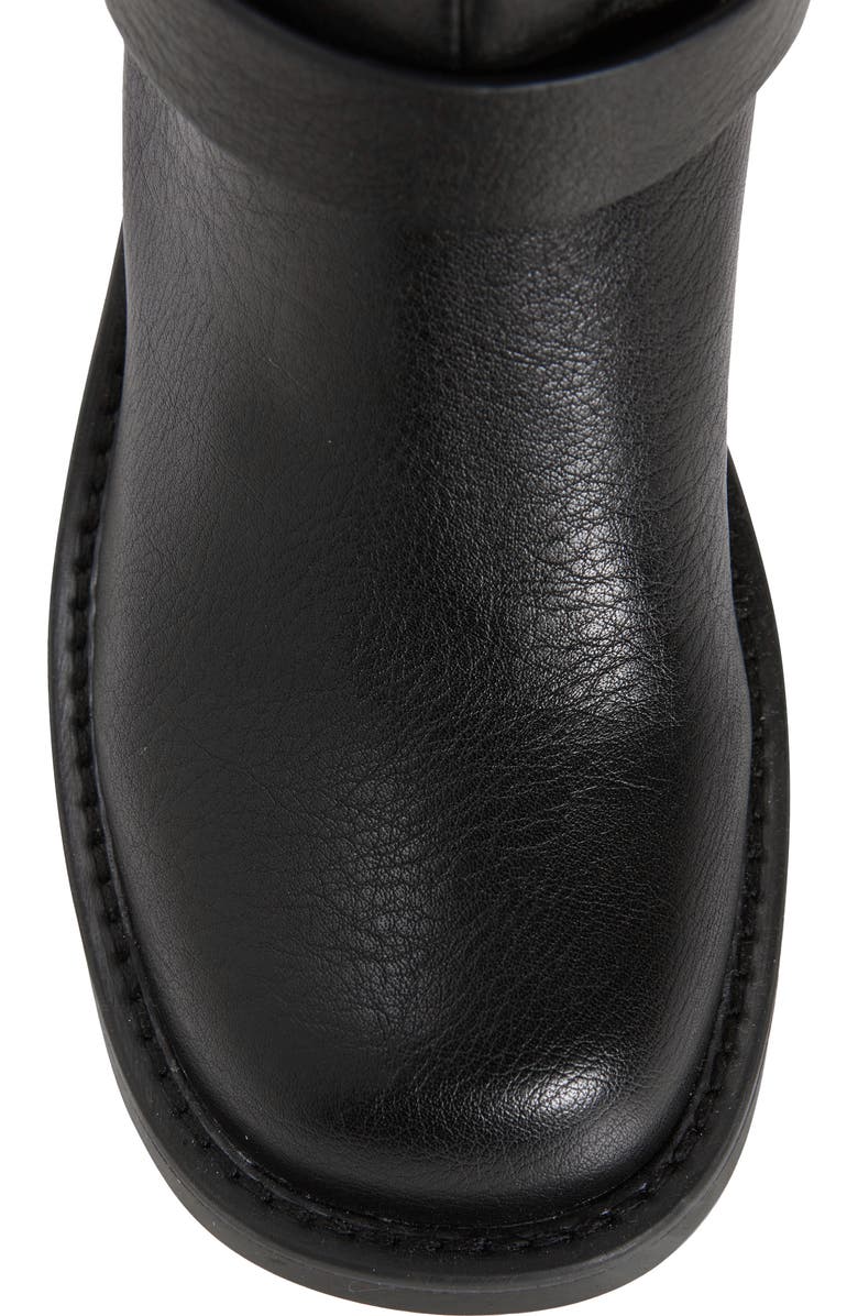 AZALEA WANG Glastonbury Water Resistant Knee High Moto Boot, Alternate, color,