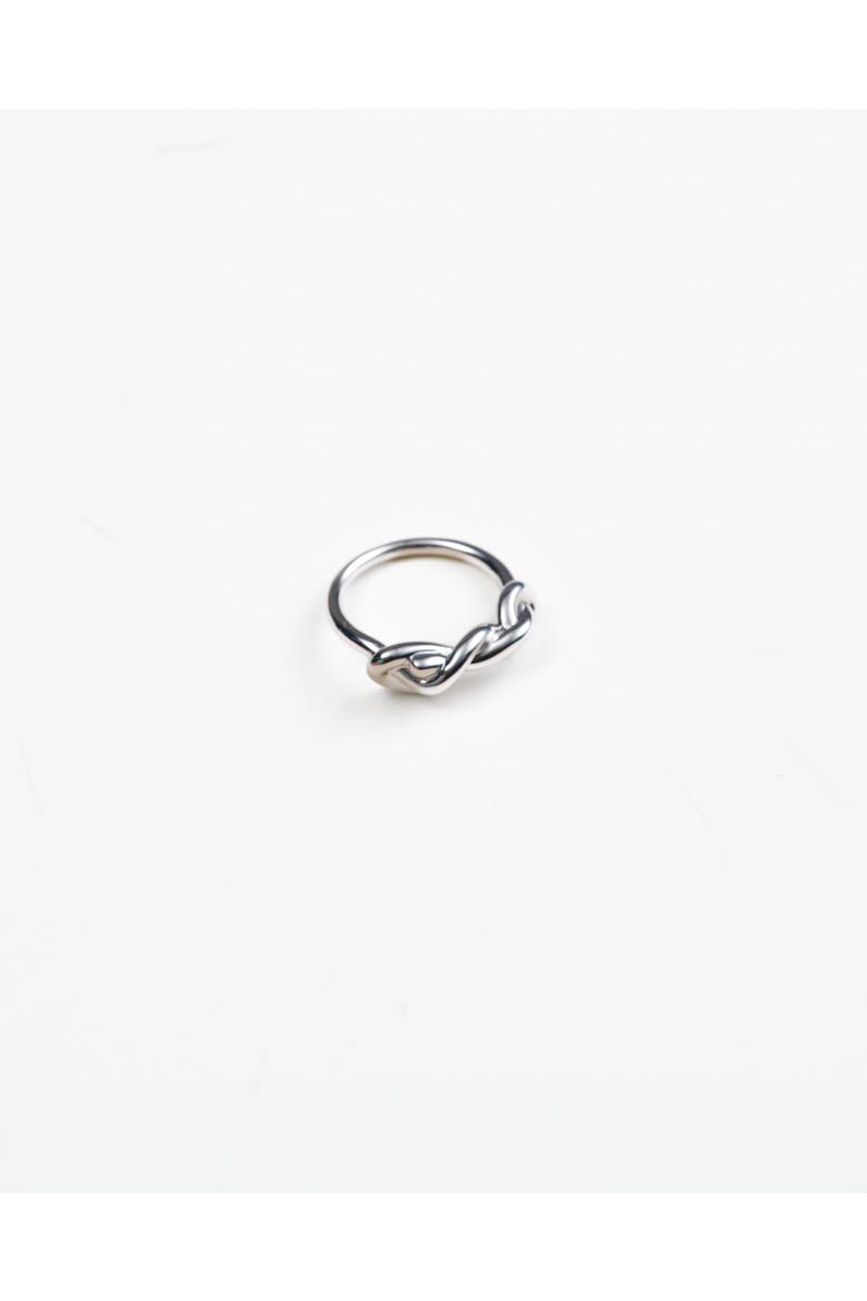 Ainslie Knot Ring, Main, color, 925 Recycled Sterling Silver
