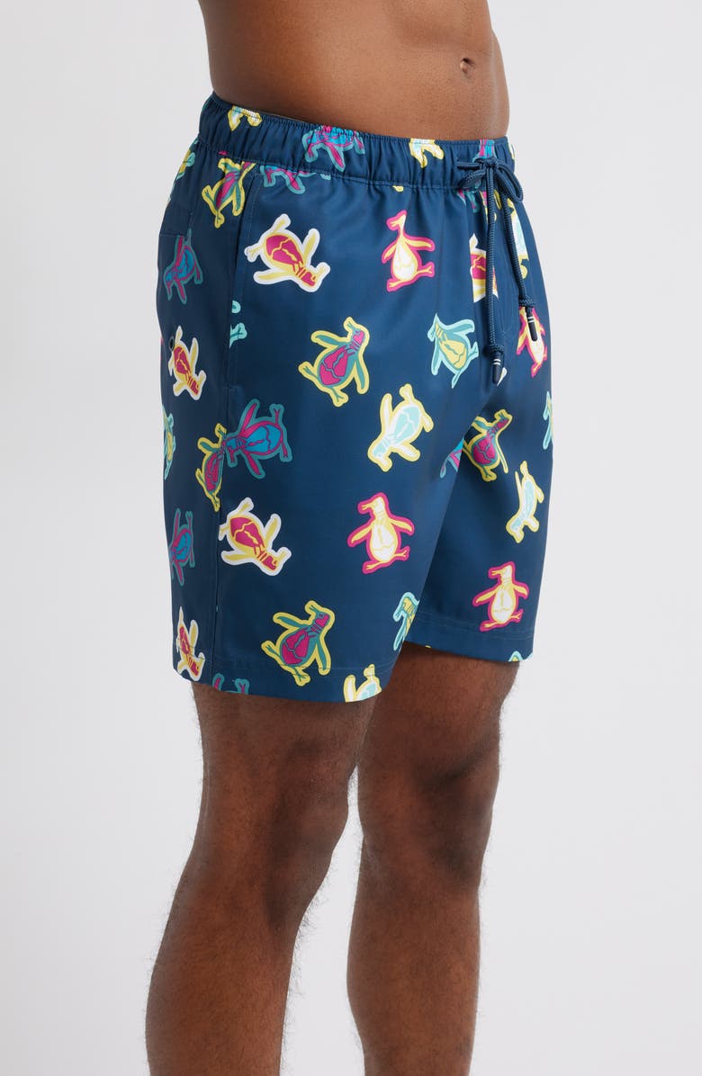 Original Penguin 11-Inch Volley Swim Trunks, Alternate, color,