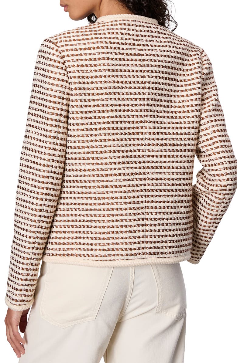 rag & bone Mirabelle Cotton Blend Tweed Jacket, Alternate, color, Ivory Multi