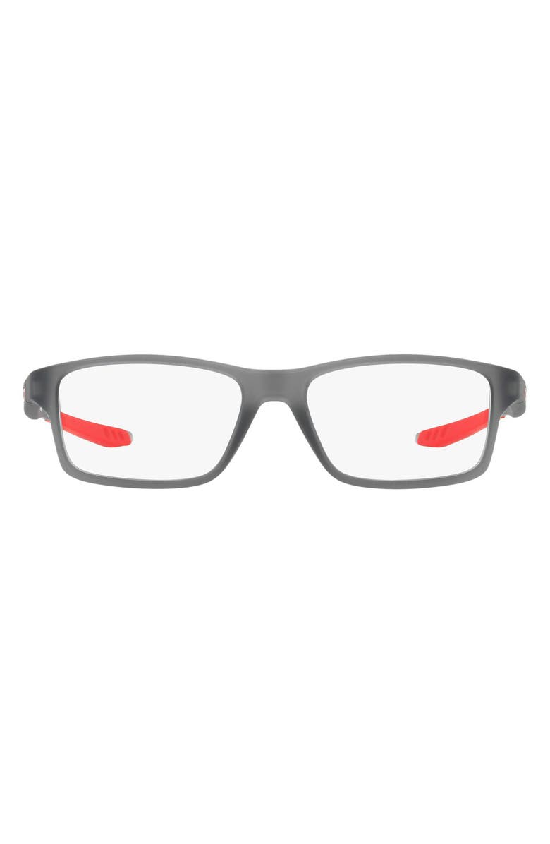 Oakley Kids' Crosslink<sup>®</sup> XS 49mm Rectangular Optical Glasses, Main, color, Grey