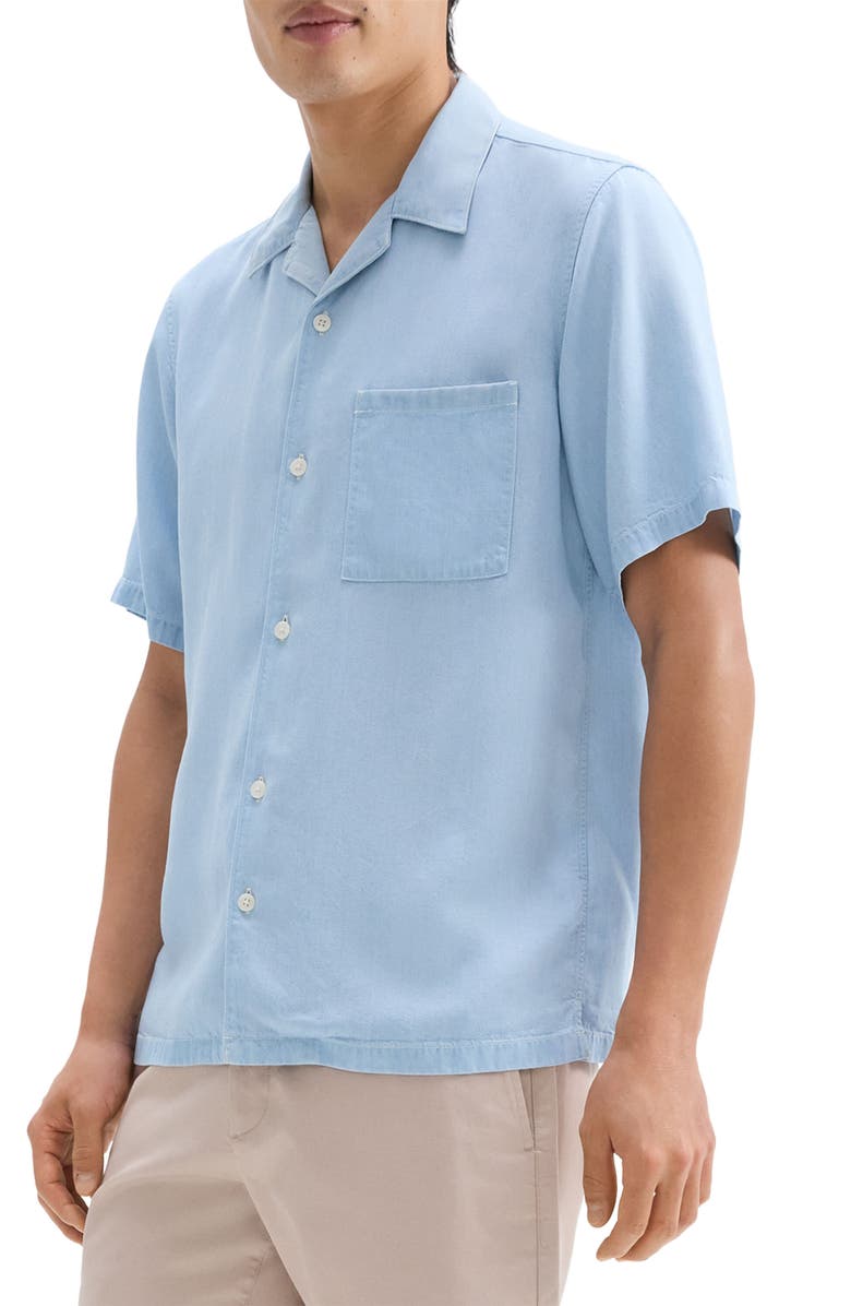 Theory Noll Short Sleeve Camp Shirt, Alternate, color, 