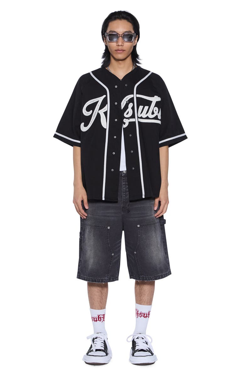 Ksubi Outfield Graphic Jersey, Alternate, color, Black