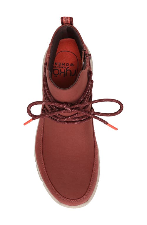 Ryka Rykä Charisma Water Repellent Ankle Bootie In Brown