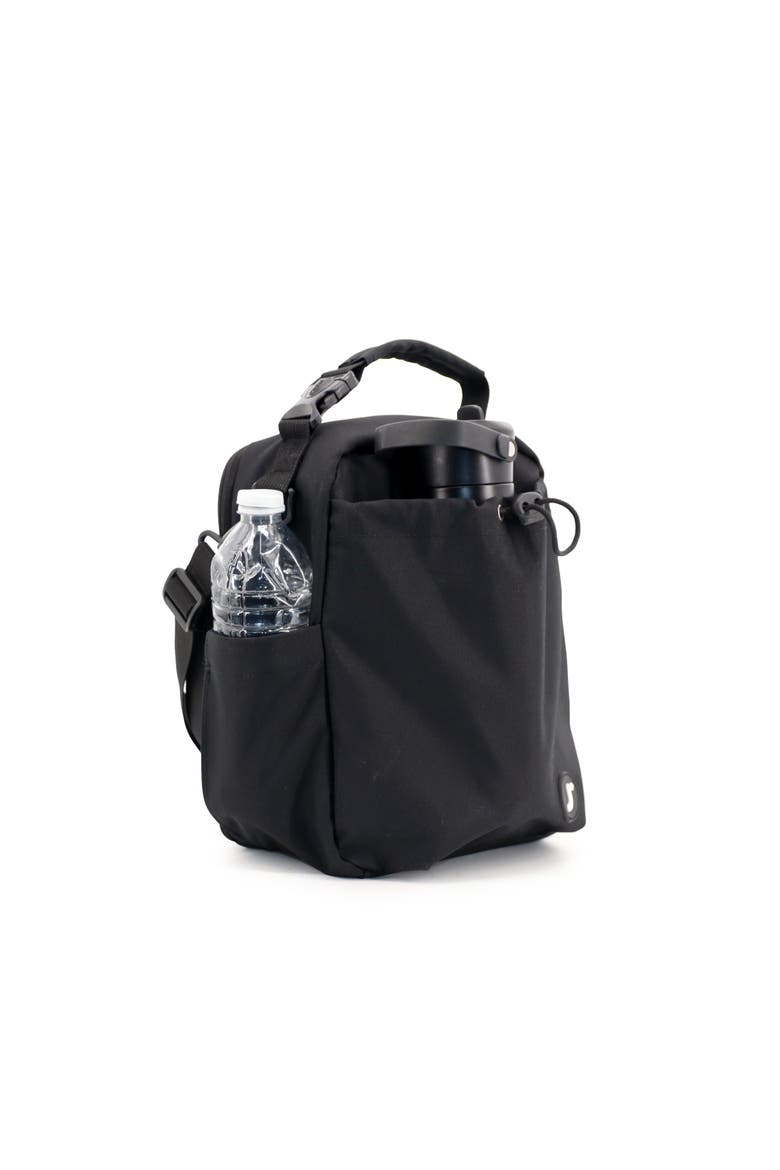 Cole Insulated Lunch Bag with Adjustable Strap, Alternate, color, Black
