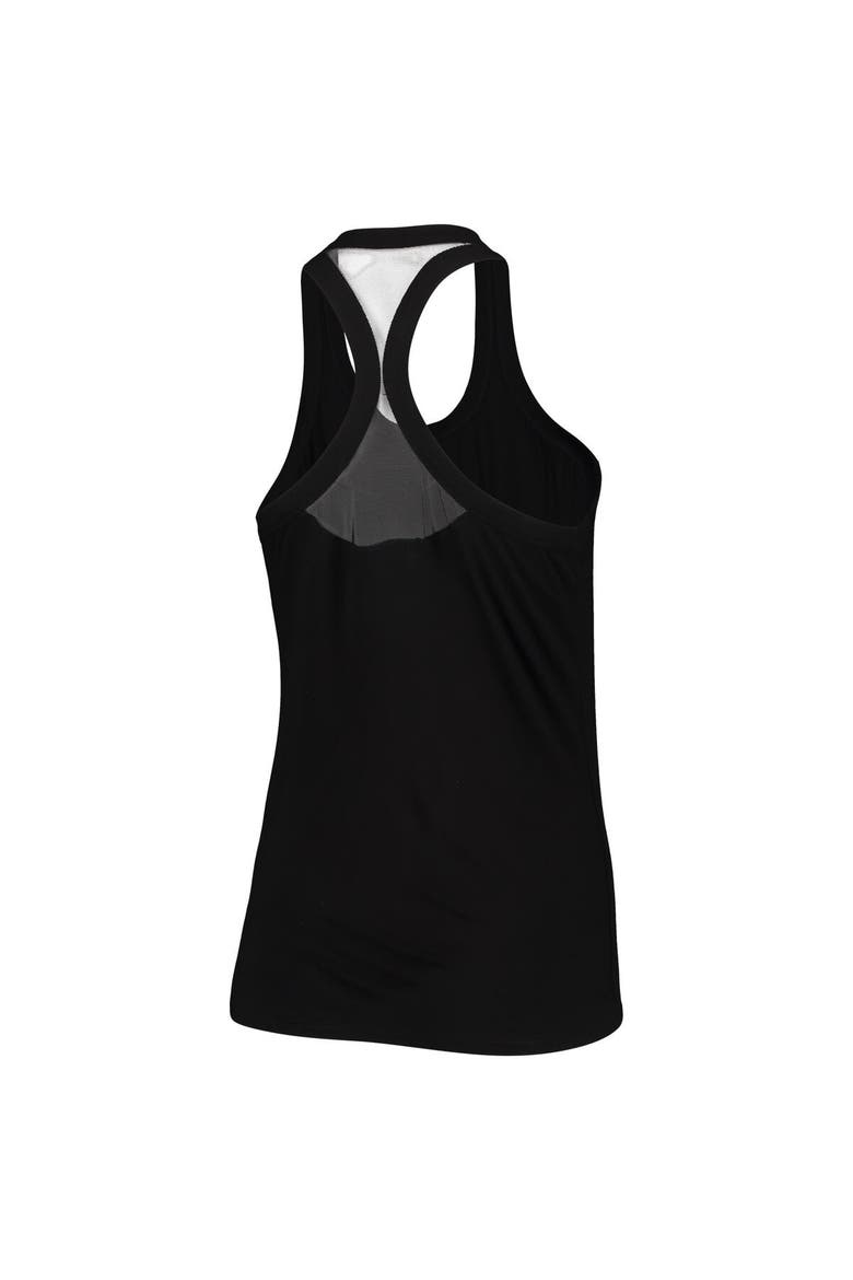 Women's The Wild Collective Black San Francisco Giants Tonal Athleisure Racerback Tank Top, Alternate, color, Black