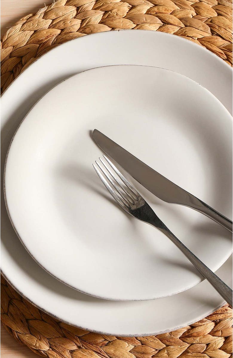 Stone Lain Essence Stoneware 12-Piece Dinnerware Set, Alternate, color, White