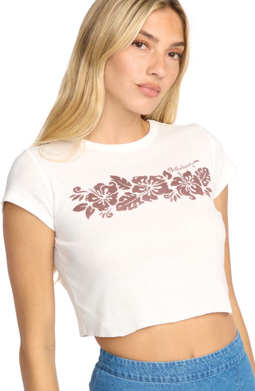 Billabong See You Again Cotton Graphic T-shirt In White