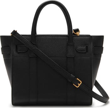 Mulberry Mini Zipped Bayswater Leather Tote | Nordstrom