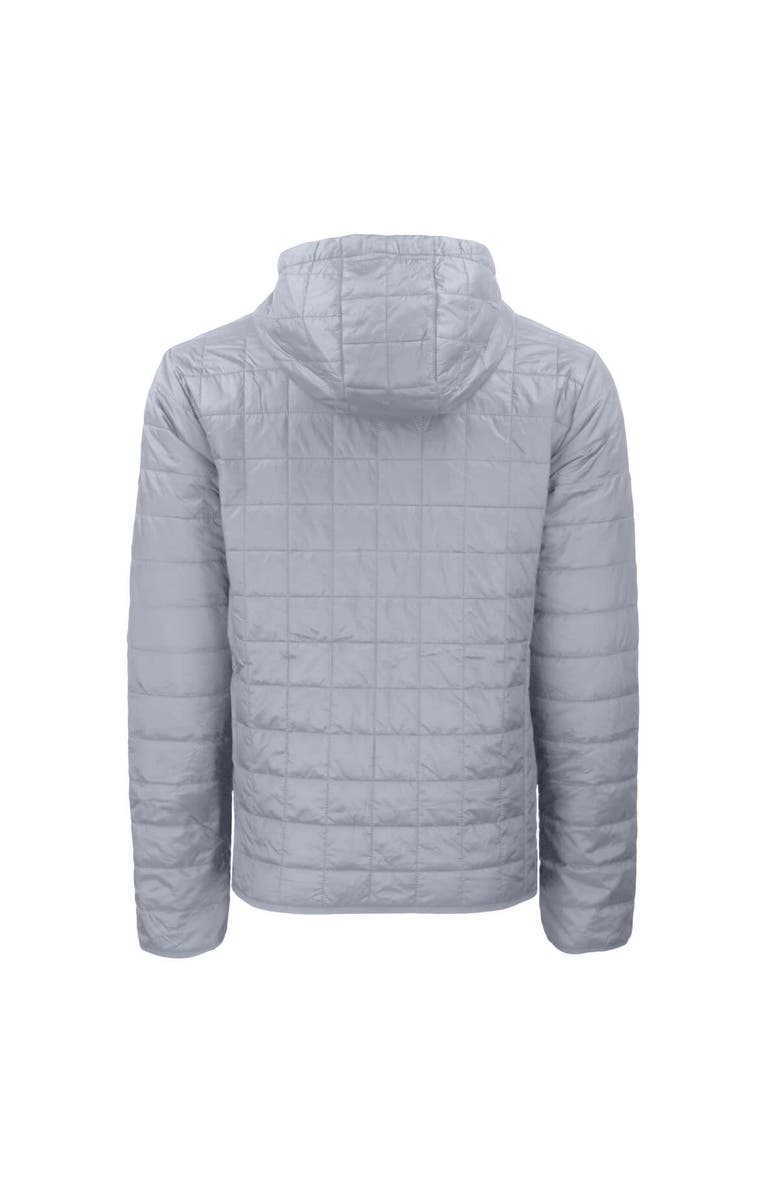 Cutter & Buck Men's Cutter & Buck Gray Hartford Yard Goats Rainier PrimaLoft Eco Full-Zip Hooded Jacket, Alternate, color,