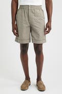 KROST Check Elastic Waist Shorts