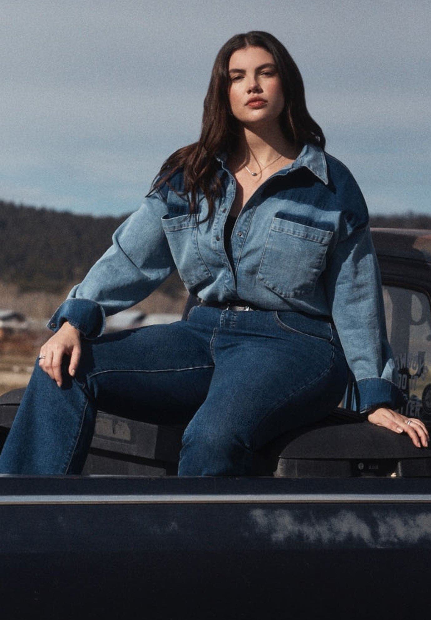 Denim Trucker Shirt - image 2