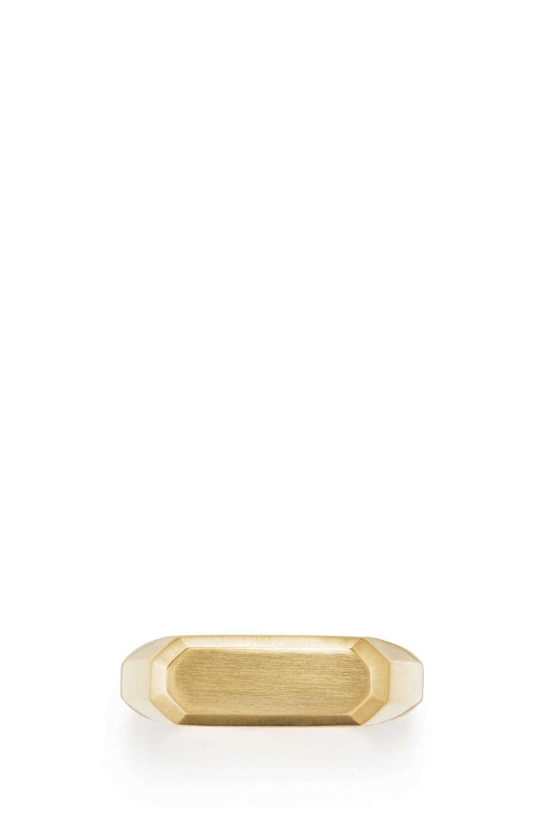 David Yurman Streamline<sup>®</sup> Signet Ring in 18K Gold, Alternate, color, 