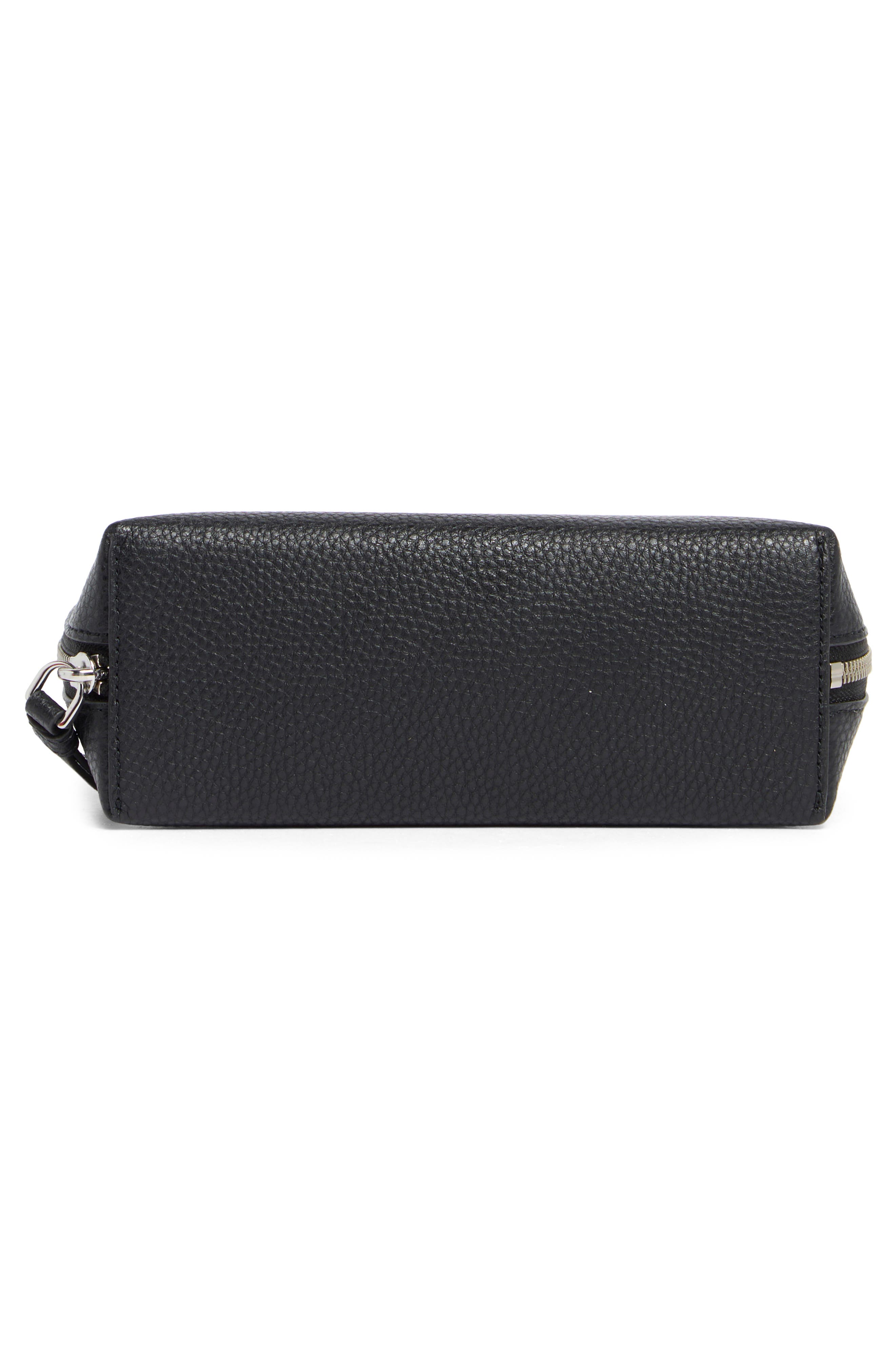 Marc Jacobs Grind Leather Crossbody Pouch, Alternate, color, 