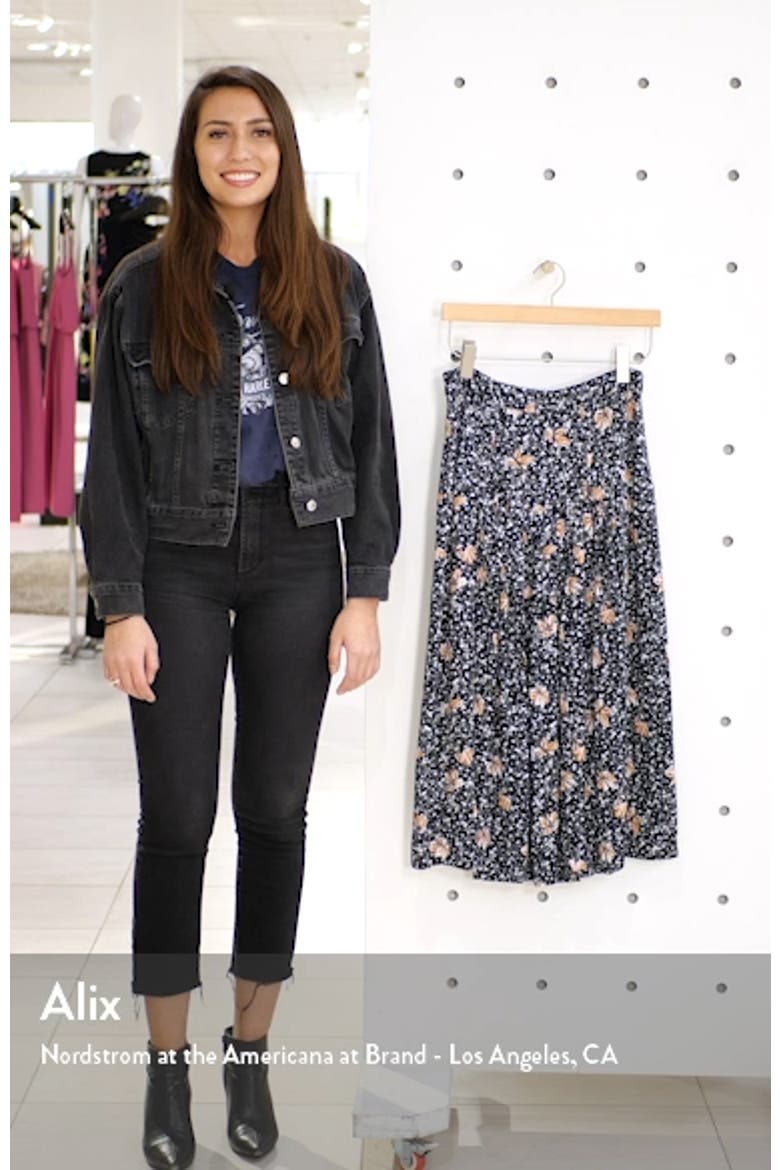 Pleated Midi Skirt video