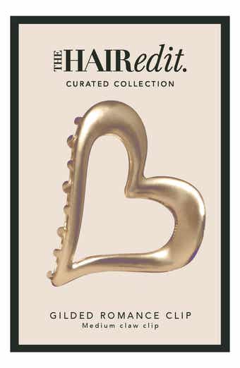 Gilded Romance Heart Claw Clip