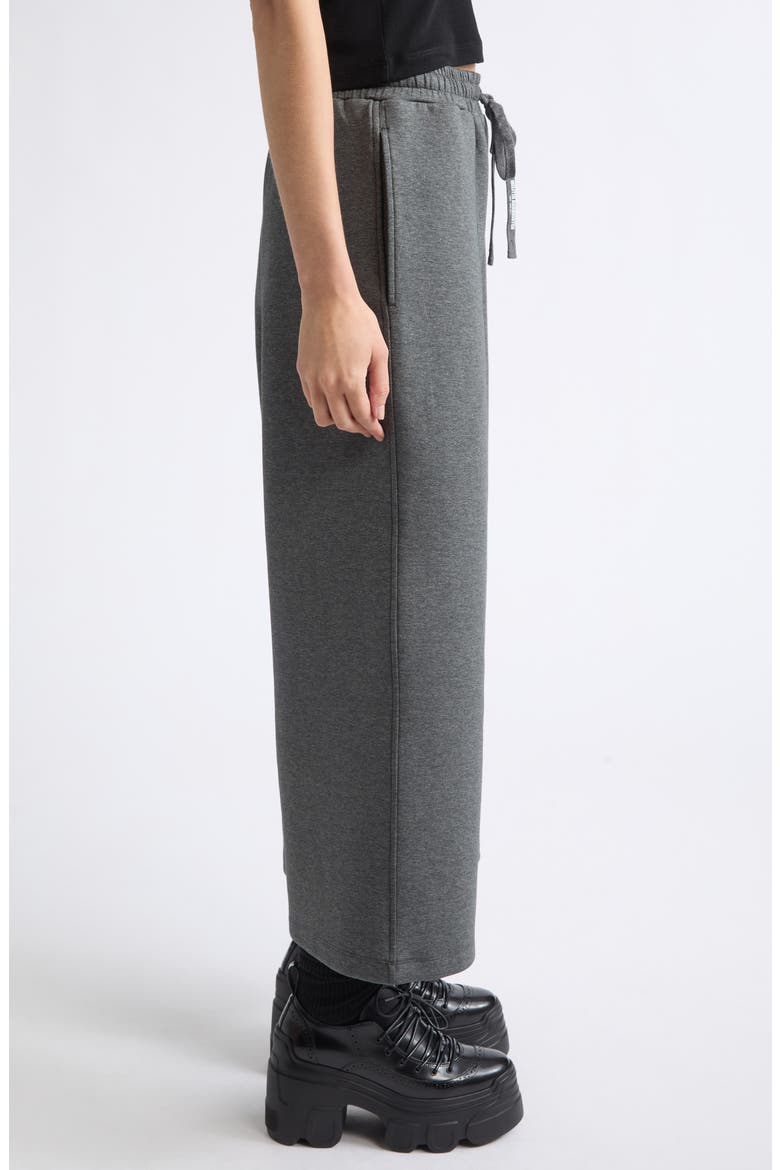 Cropped Wide Leg Lounge Pants, Alternate, color, GREY MELANGE