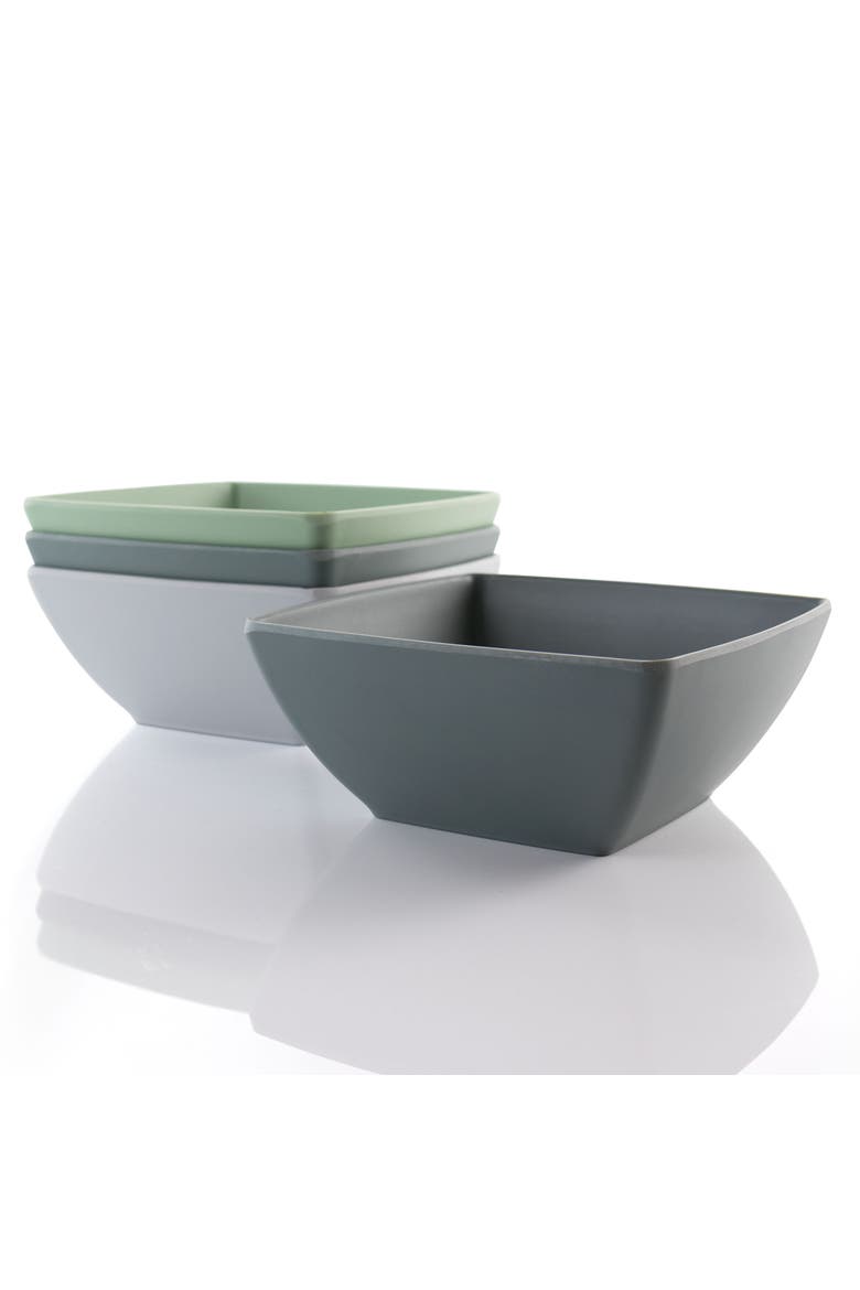 Grayson 4 Piece 6 Inch Melamine Bowl Set, Alternate, color, Assorted